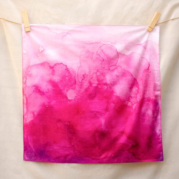 Orchid – hand-illustrated organic cotton play cloth for open-ended play