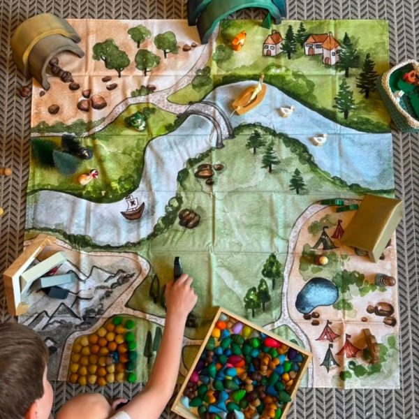 Made together play cloths for open-ended play